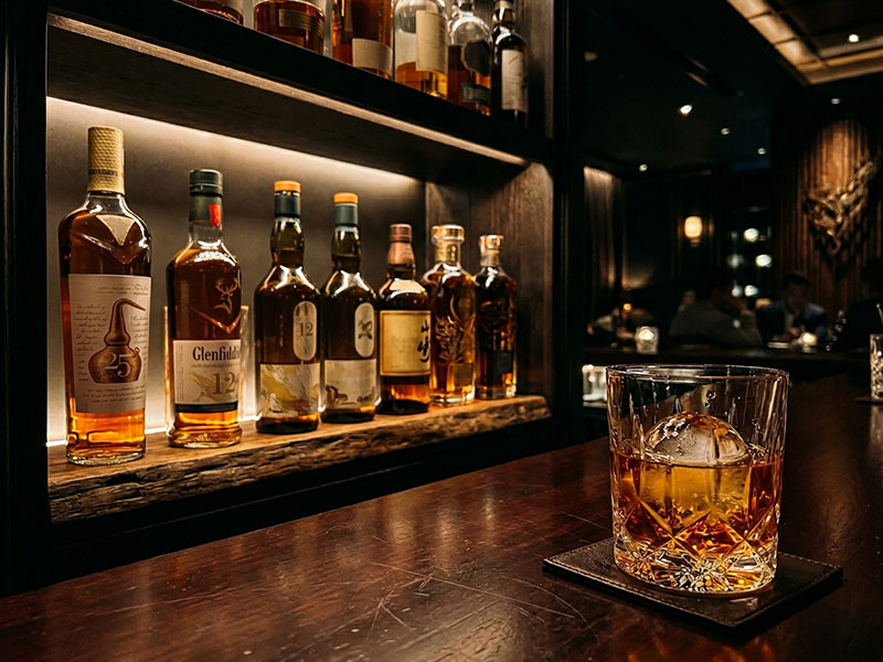 Premium spirits at 7Dragon